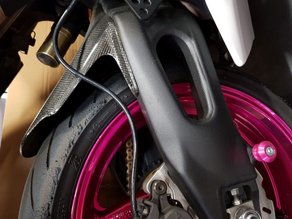 Pulverbeschichtung Motorrad Lenkerenden – Pulverbeschichtung